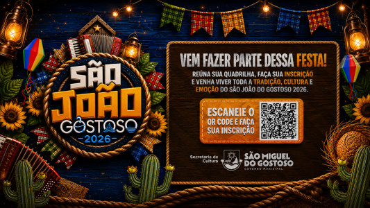 Prefeitura de São Miguel do Gostoso abre inscrições para o 2º Festival de Quadrilhas do São João do Gostoso 2026